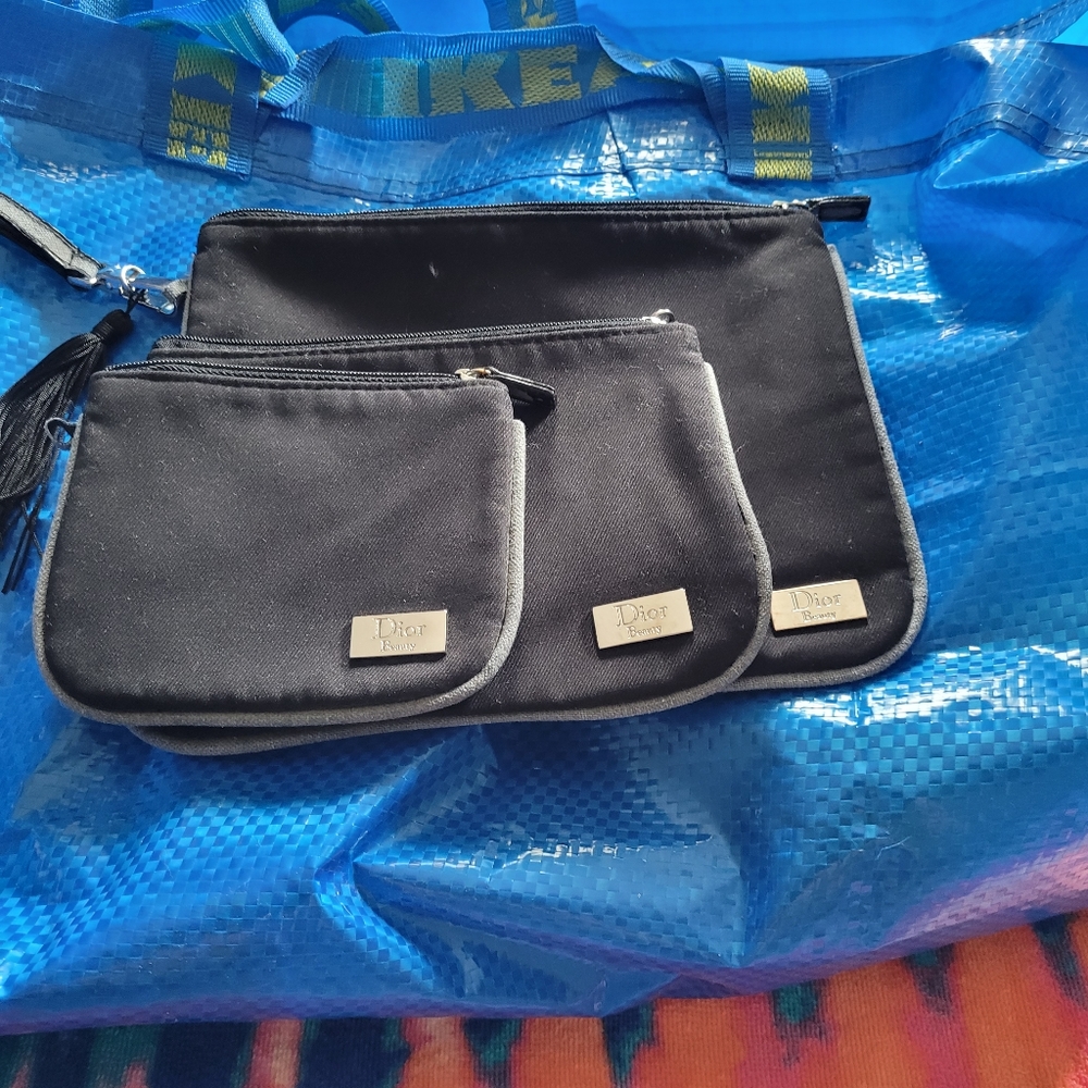 Dior Beauty Bags Set of 3 Vtg